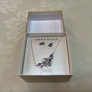 NEW-Anne Klein Necklace And Earring Set